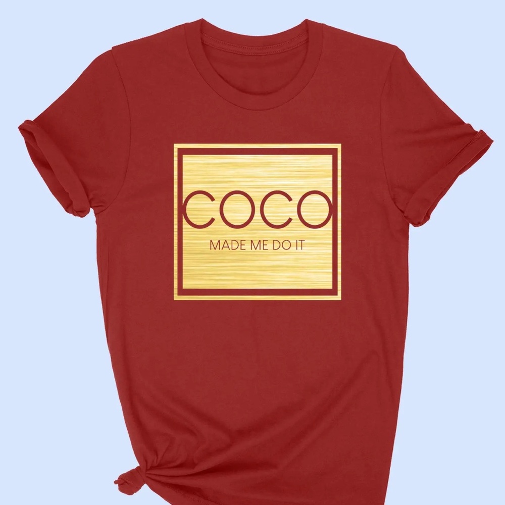 "Coco Made Me" Graphic Tee NEW